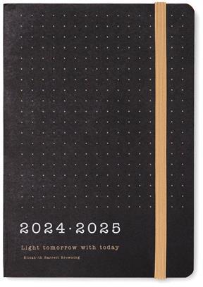 Agenda accademica Letts 2024-2025, 12 mesi, giornaliera, Eco Wr A6 Dtp W/Appts Nero - 14,8 x 10,5 cm