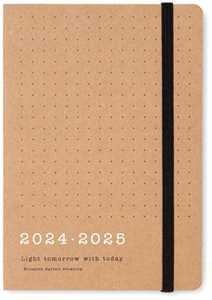 Cartoleria Agenda accademica Letts 2024-2025, 12 mesi, giornaliera, Eco Wr A6 Dtp W/Appts Marrone - 14,8 x 10,5 cm Letts