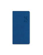 Agenda annuale 2025 Letts 12 Mesi, Milano Slim settimanale Blu - 16,6 x 8,2 cm