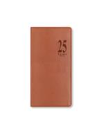 Agenda annuale 2025 Letts 12 Mesi, Milano Slim settimanale beige - 16,6 x 8,2 cm