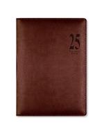 Agenda annuale 2025 Letts 12 Mesi, Milano A5 settimanale cioccolato - 21 x 14,8 cm