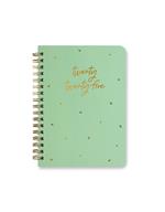 Agenda annuale 2025 Letts 12 Mesi, Celebrate A6 settimanale menta - 14,8 x 10,5 cm