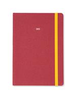 Agenda annuale 2025 Letts 12 Mesi, Raw A5 settimanale rosso - 21 x 14,8 cm