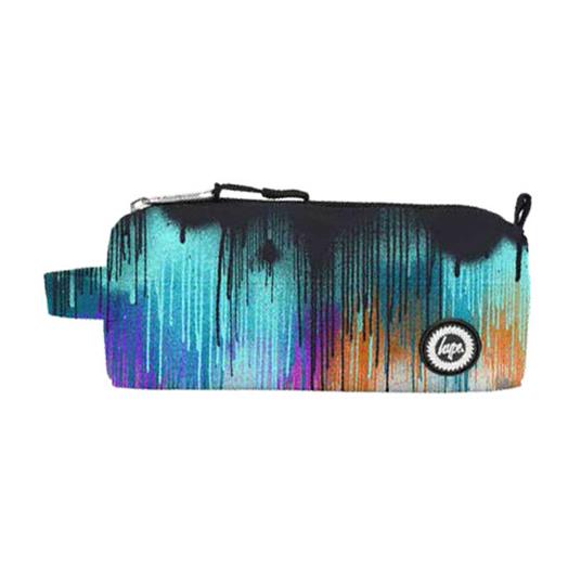 Zaino Hype Blue Green White Large Splat Pencil Case