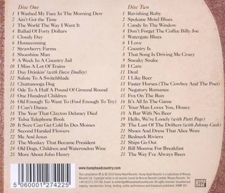 50 Greatest Hits - CD Audio di Tom T. Hall - 2