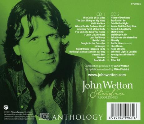 The Studio Recordings Anthology - CD Audio di John Wetton - 2