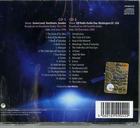 Live Via Satellite - CD Audio di John Wetton - 2