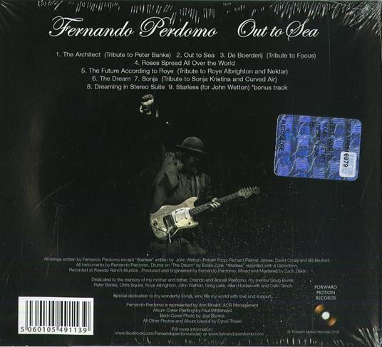 Out to Sea (Digipack) - CD Audio di Fernando Perdomo - 2