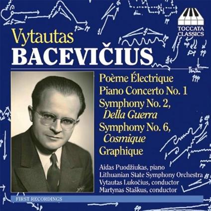 Poème Electrique - Concerto per pianoforte n.1 - CD Audio di Bacevicius Vytautas