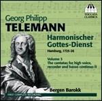 Harmonischer Gottes-Dienst vol.3 - CD Audio di Georg Philipp Telemann,Bergen Barokk