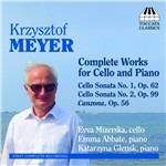 Musica per Violoncello e Pianoforte (Integrale) - CD Audio di Krzysztof Meyer