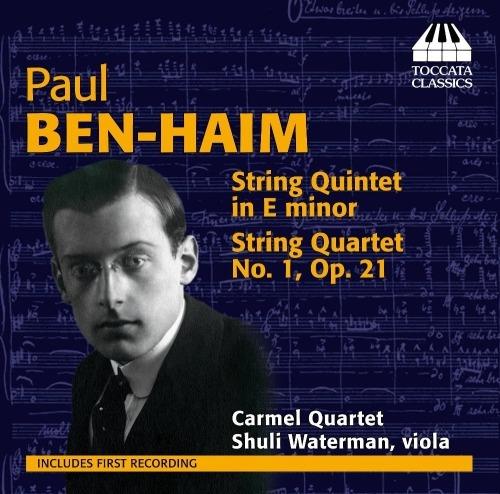 Quartetto per archi n.1 op.21 - Quintetto per archi in Mi minore - CD Audio di Paul Ben-Haim