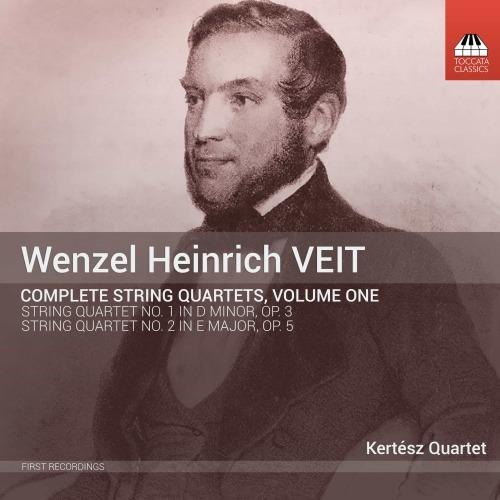 Quartetto per archi n.1 op.3, n.2 op.5 - CD Audio di Wenzel Heinrich Veit,Kertesz Quartet