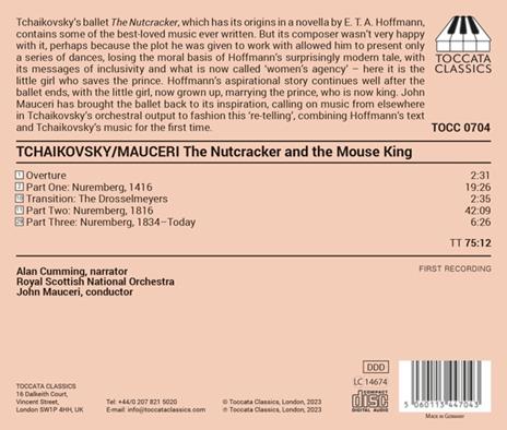 Tchaikovsky By Arrangement: The Nutcracker - CD Audio di Alan Cumming - 2