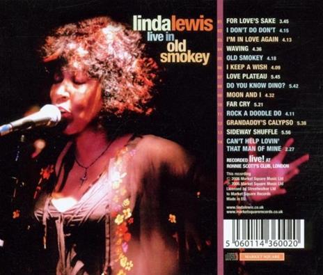 Live in Old Smokey - CD Audio di Linda Lewis - 2