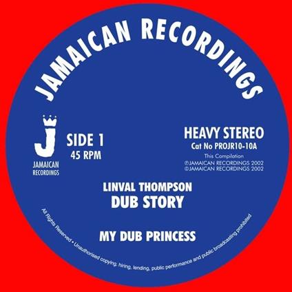 My Dub Princess - Vinile LP di Linval Thompson