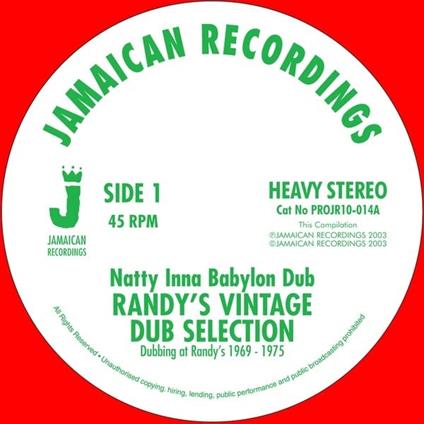 Natty Inna Babylon - Vinile LP di Randy's All Stars