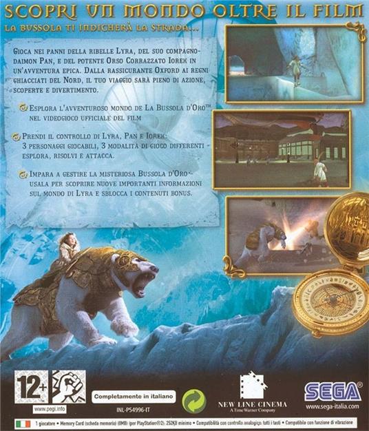 bussola d'oro - gioco per PlayStation2 - Sega - Action - Adventure -  Videogioco | IBS