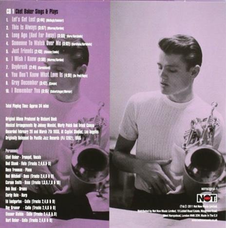 Blue Thoughts - CD Audio di Chet Baker - 3