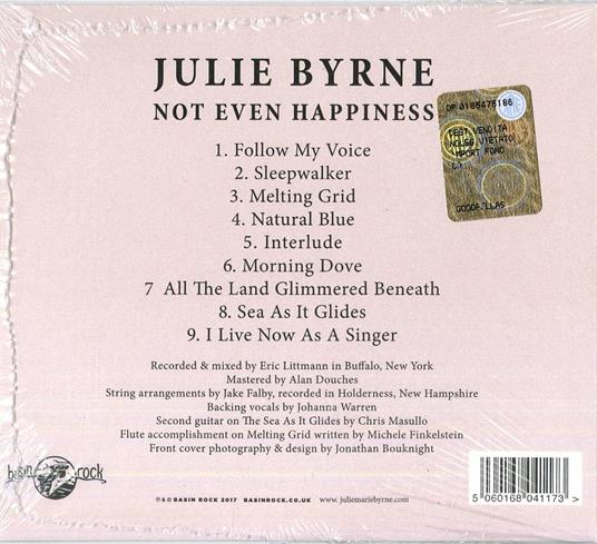 Not Even Happiness - CD Audio di Julie Byrne - 2