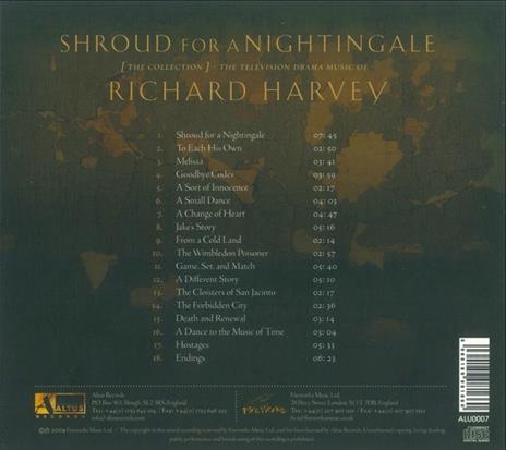Shroud for a Nightingale - CD Audio di Richard Harvey - 2