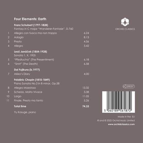 Four Elements Vol Iv. Earth - CD Audio di Yu Kosuge - 2