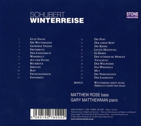 Winterreise - CD Audio di Franz Schubert - 2