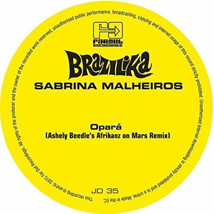 Oparà - Vinile LP di Sabrina Malheiros