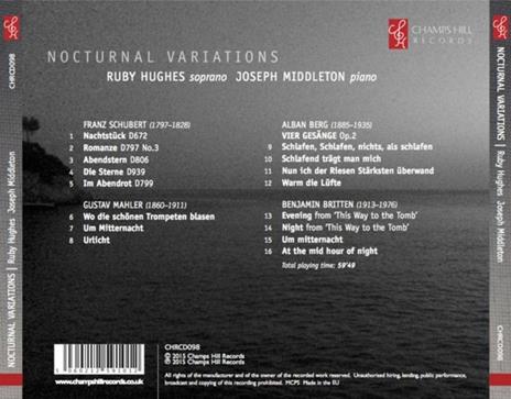 Nocturnal Variations - CD Audio di Ruby Hughes - 2