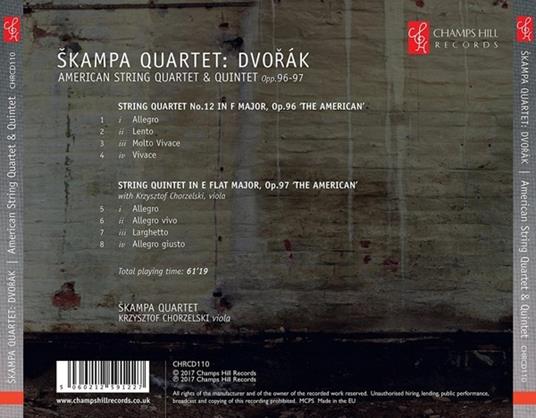 American String Quartet - CD Audio di Antonin Dvorak - 2