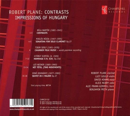 Impressions of Hungary - CD Audio di Robert Plane - 2