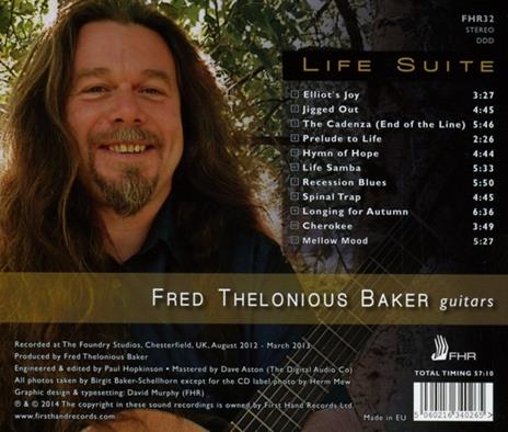 Life Suite - CD Audio di Fred Baker - 2