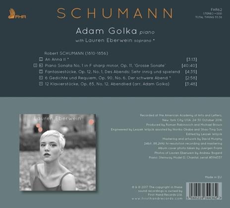 Piano Sonata n.1 - CD Audio di Robert Schumann - 2