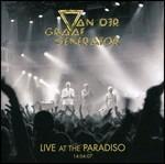 Live at the Paradiso. 14.04.07 - CD Audio di Van der Graaf Generator