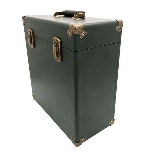 Valigia Porta Vinili Gpo 12Inch Vinyl Case Green/Black