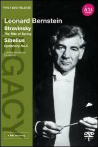 Leonard Bernstein conducts Stravinsky & Sibelius (DVD) - DVD di Leonard Bernstein,London Symphony Orchestra