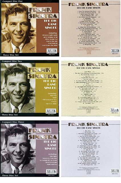 The Big Band Singer - CD Audio di Frank Sinatra