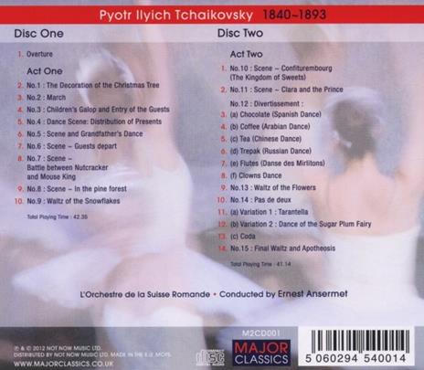 Lo schiaccianoci - CD Audio di Pyotr Ilyich Tchaikovsky,Ernest Ansermet - 2