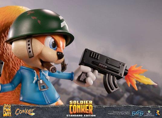 Conker: Conker's Bad Fur Day Statua Soldier Conker 33 Cm First 4 Figures - 5