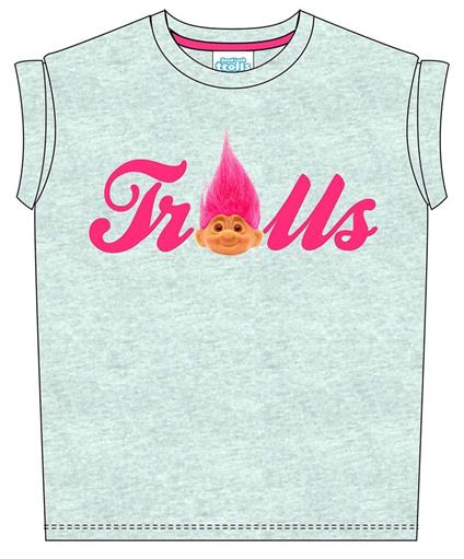 T-Shirt bambina Trolls. Real Hair Troll