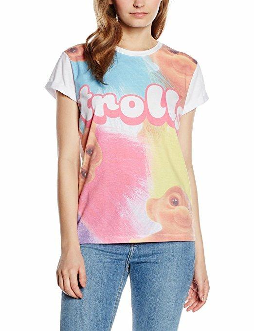 T-Shirt bambina Trolls. Big Print Sublimation