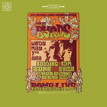 Live in Rome 1968 - Vinile LP di Byrds