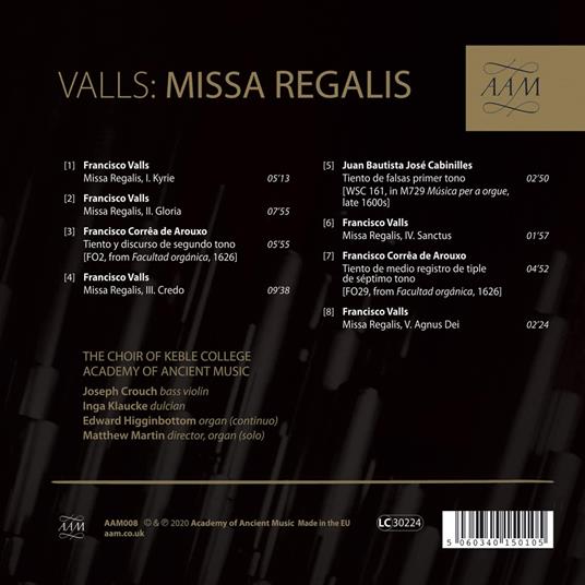 Missa Regalis - CD Audio di Francisco Valls - 2