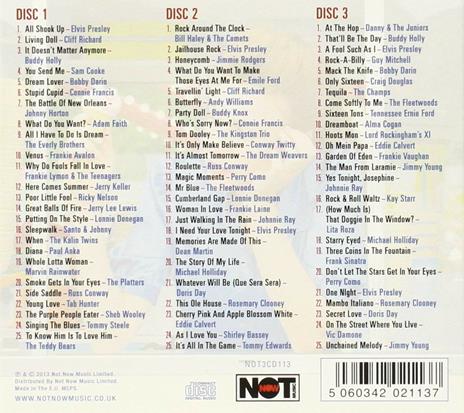 No.1 Hits of the 50s - CD Audio - 2