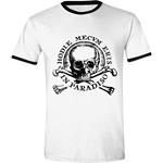 T-Shirt Unisex Uncharted 4. Skull Ringer