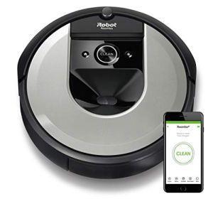 iRobot Roomba i7156 Robot Aspirapolvere, Memorizza la planimetria della tua  casa, Adatto per Peli di Animali Domestici, spazzole in gomma, potente  aspirazione, Wi-Fi, programmabile con App, argento - iRobot - Casa e
