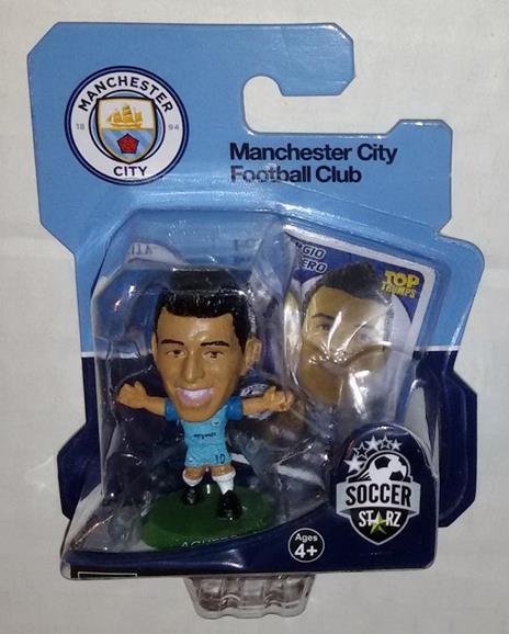 SoccerStarz Manchester City Sergio Aguero Home Kit 2016-17 - 2