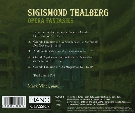 Fantasie - CD Audio di Sigismund Thalberg - 2