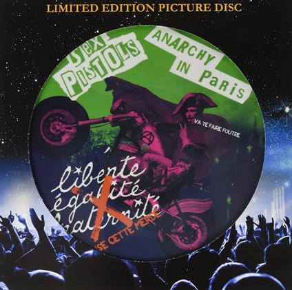 Anarchy In Paris (Picture Disc) - Vinile LP di Sex Pistols