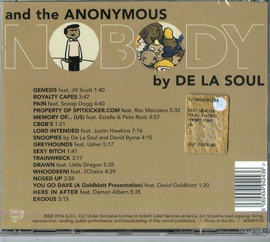 And the Anonymous Nobody - CD Audio di De La Soul - 2